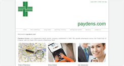 Desktop Screenshot of paydens.com