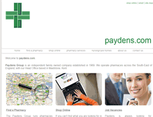 Tablet Screenshot of paydens.com